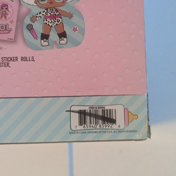 NWT LOL Surprise! Stylin' Studio Collectible Stickers Paper Dolls Pink L.O.L. - Picture 10 of 10
